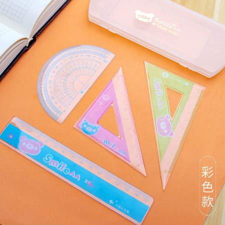 圓規(guī)套尺可愛軟尺子套裝 小學(xué)生多功能學(xué)習(xí)文具新選擇