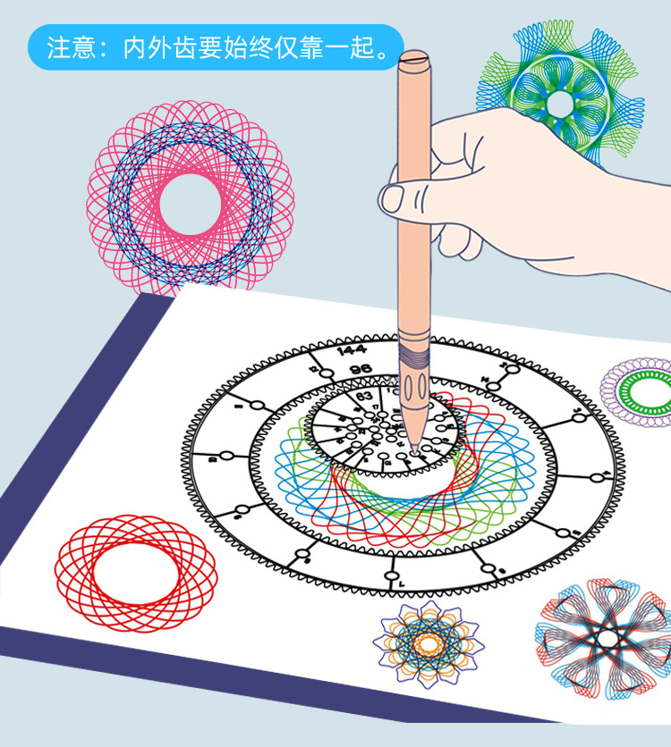 探索創(chuàng)意與科學(xué)的交融——跨境魔幻萬花尺套裝